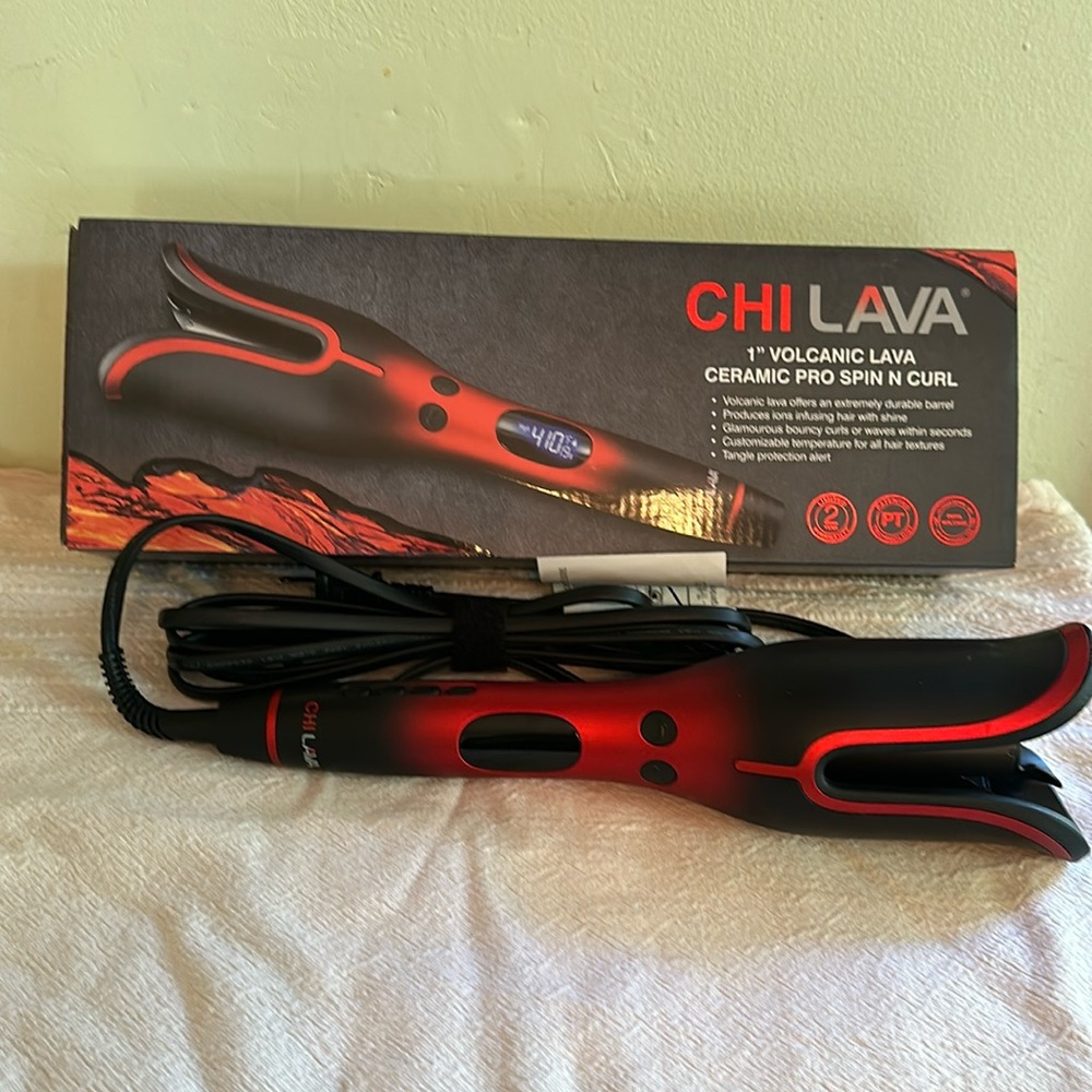 CHI LAVA 1” Volcanic Lava Ceramic Pro Spin n Curl